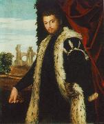 VERONESE (Paolo Caliari) Portrait of a Man awr oil on canvas